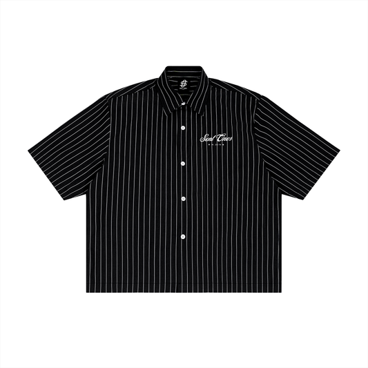 Sent Ones Unisex Black Button-Up Shirt