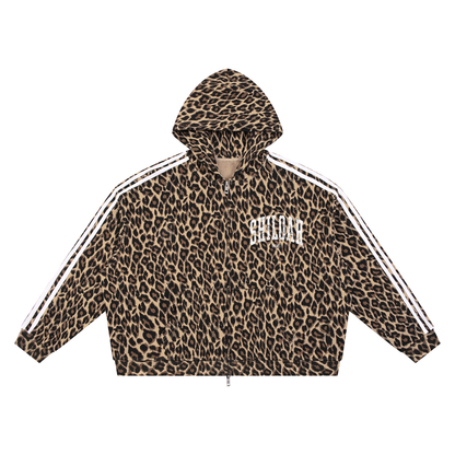 Shiloah Leopard Full Zip Hoodie