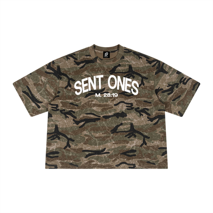 Sent Ones Boxy Camo Tee