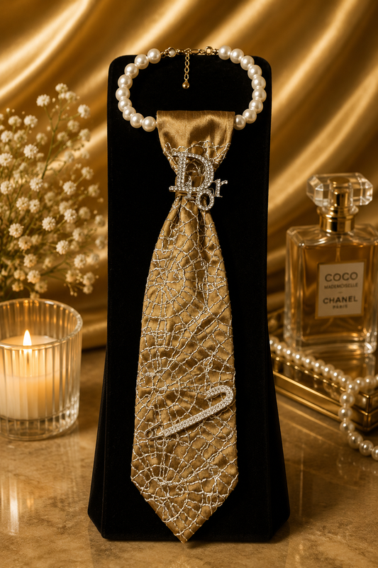 Golden Web Elegance