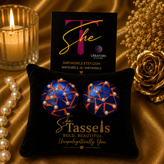 SheTassels Signature Button Earrings