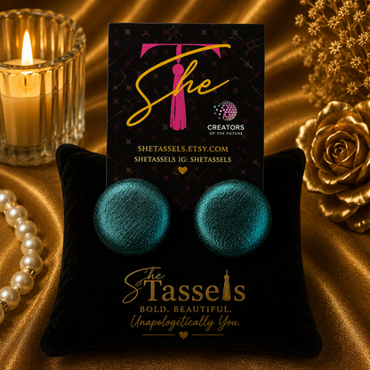 SheTassels Signature Button Earrings