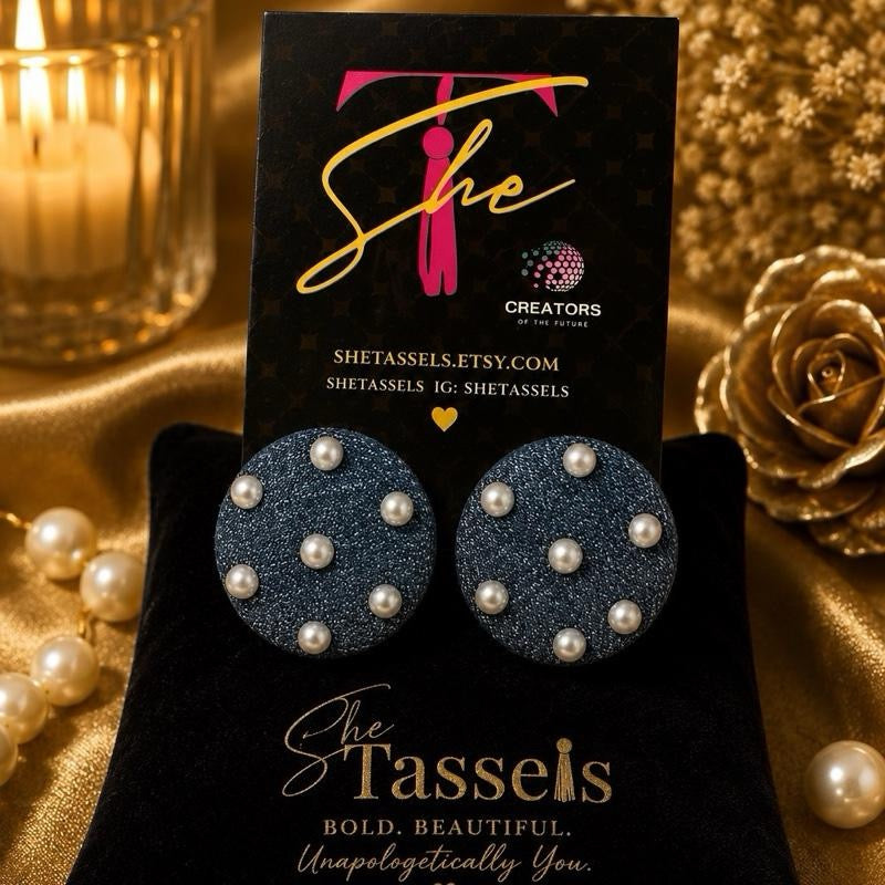 SheTassels Signature Button Earrings