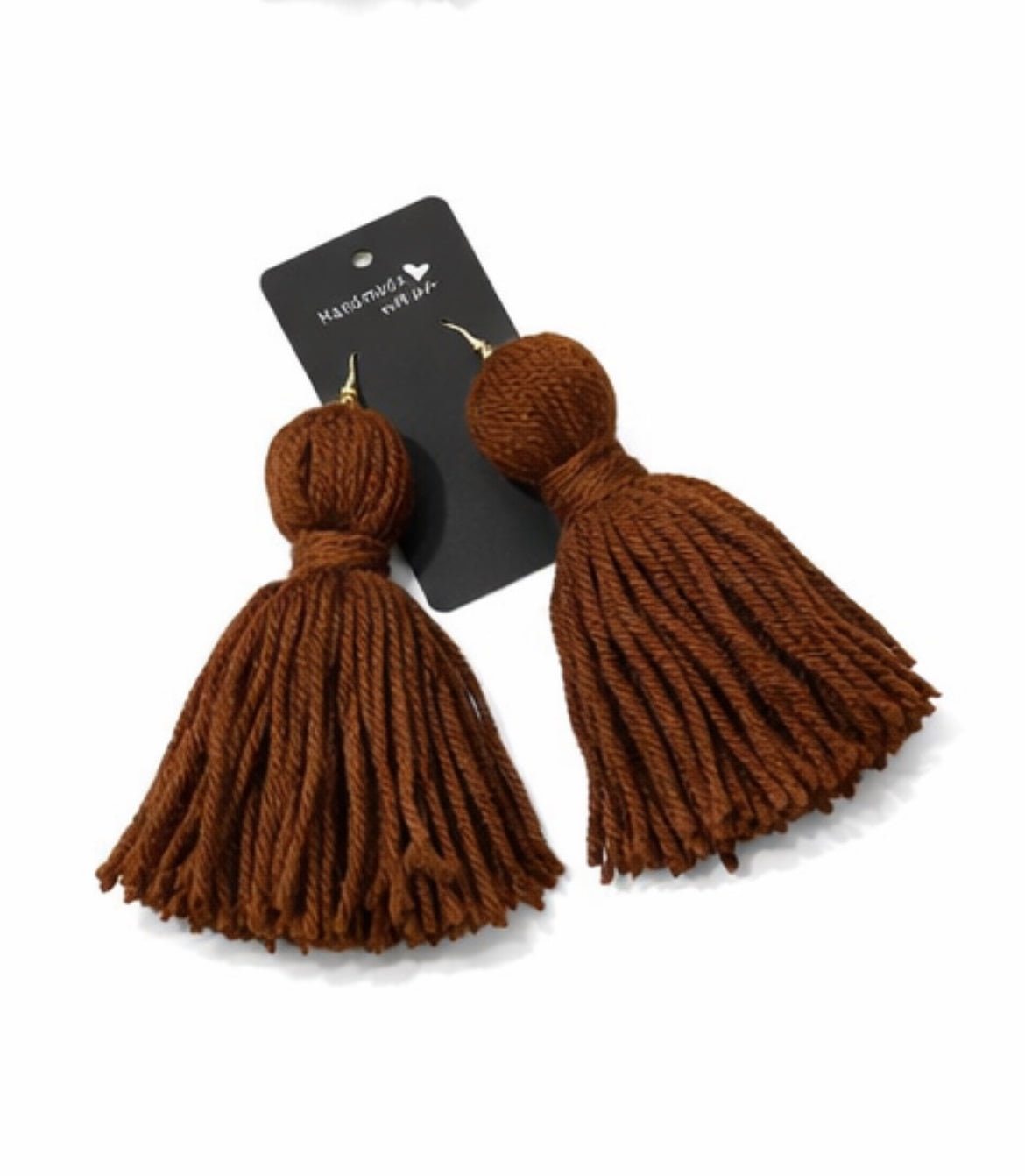 Solid Colors Tassel Earrings