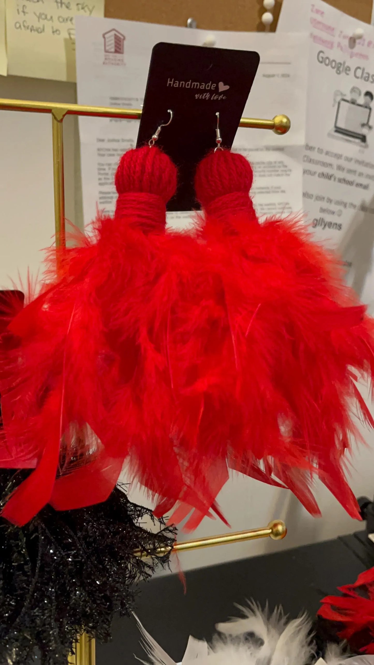 Feather Tassel Earrings
